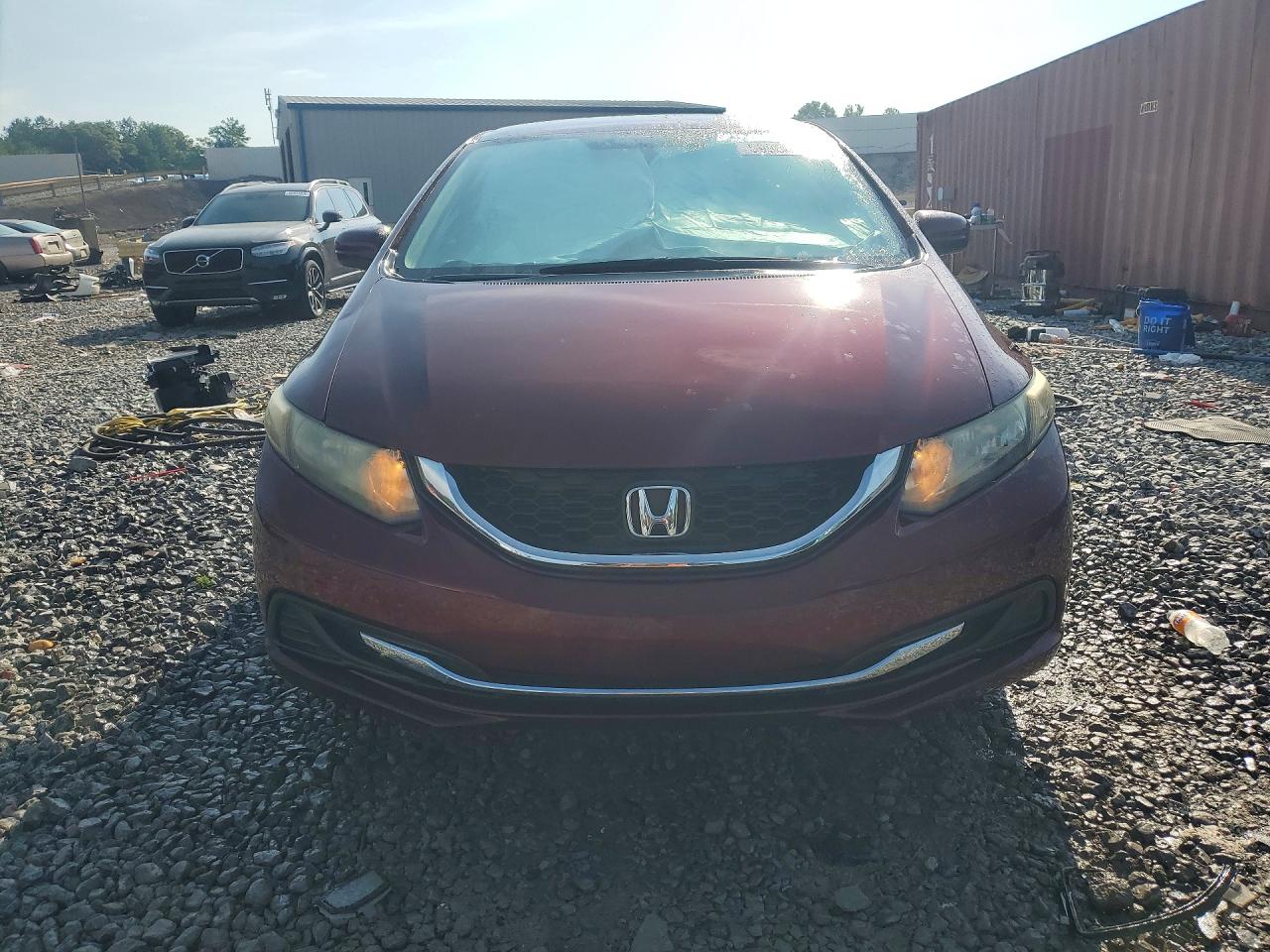 2015 Honda Civic Lx Темно-бордовый vin: 19XFB2F51FE095980