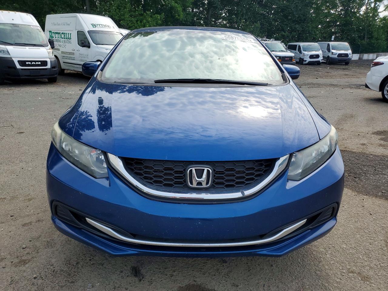 2015 Honda Civic Lx Blue vin: 19XFB2F51FE097227