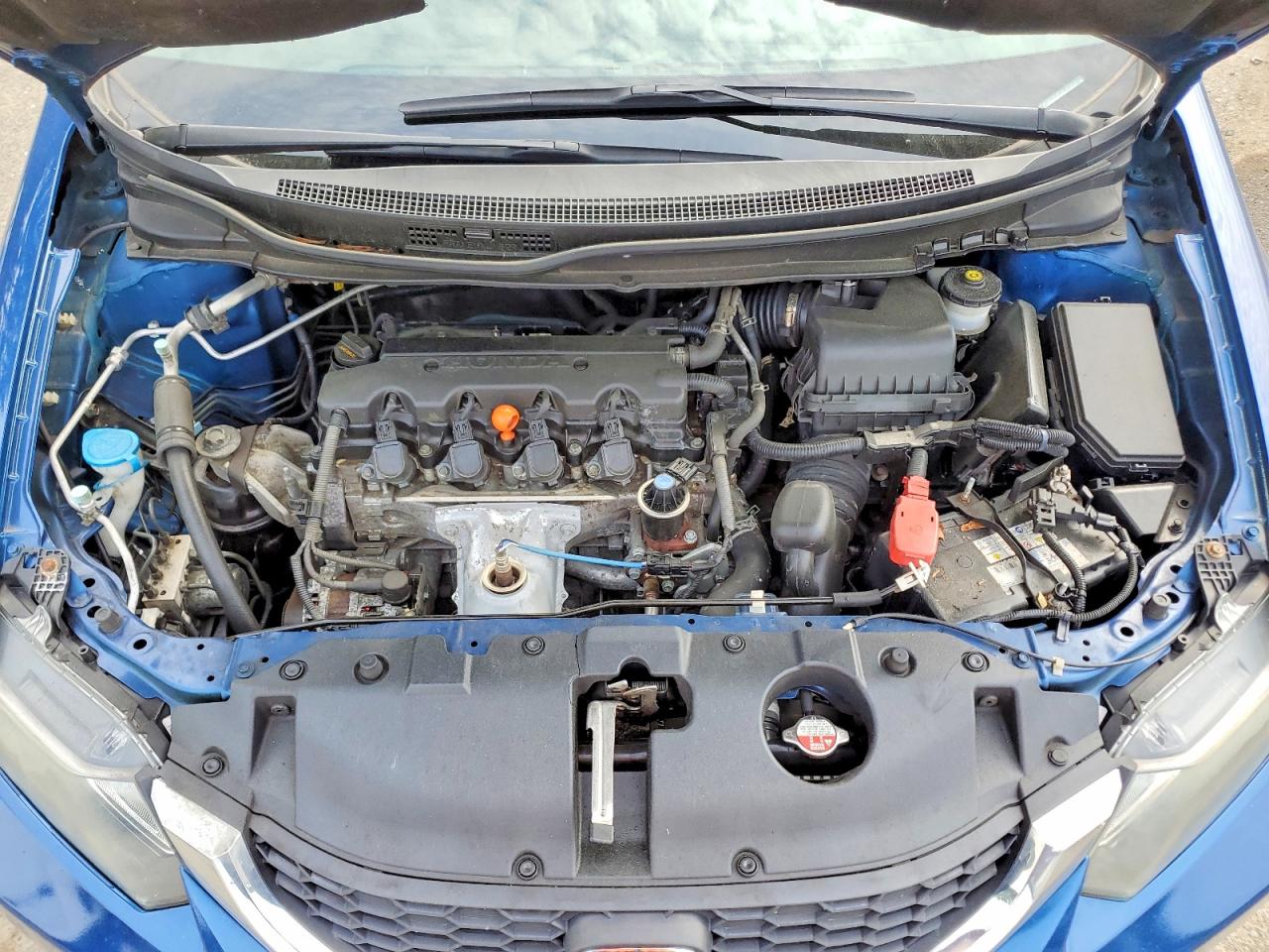 2015 Honda Civic Lx Blue vin: 19XFB2F51FE097227