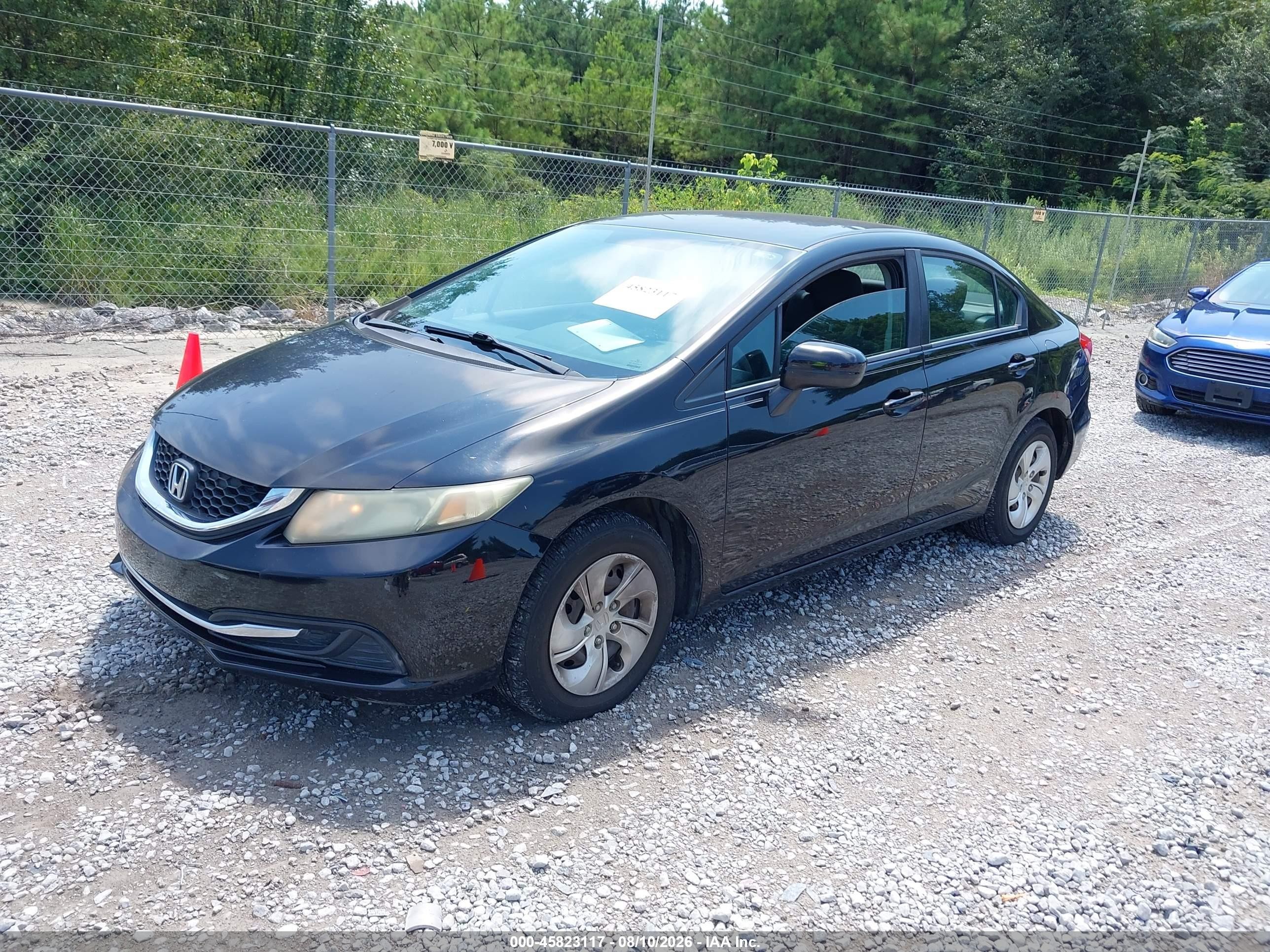 2015 Honda Civic Lx Black vin: 19XFB2F51FE098037