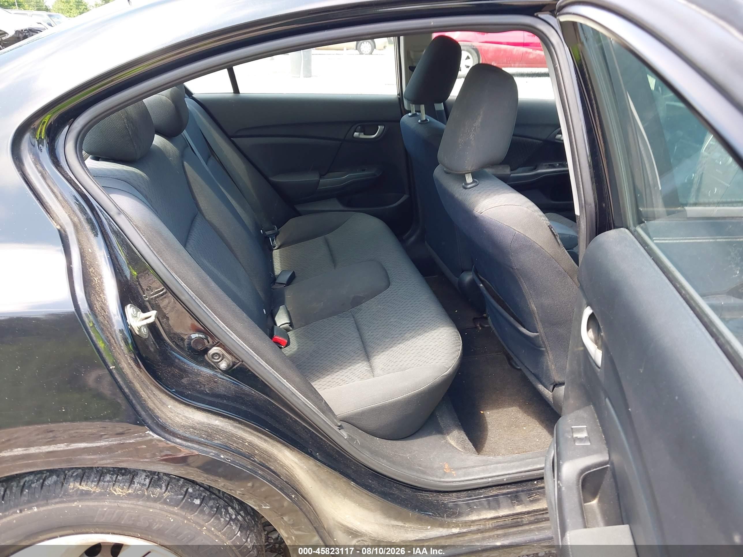 2015 Honda Civic Lx Black vin: 19XFB2F51FE098037
