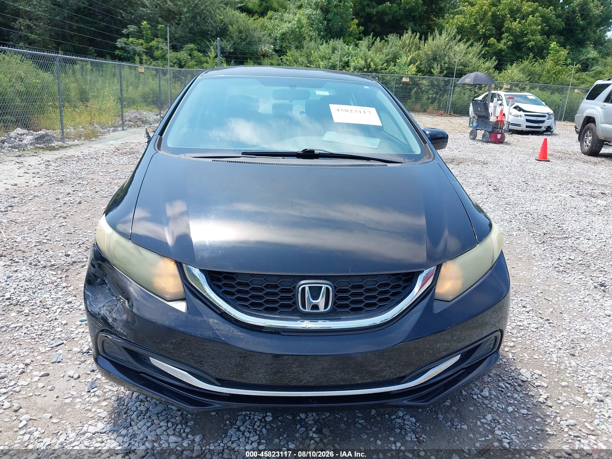2015 Honda Civic Lx Black vin: 19XFB2F51FE098037