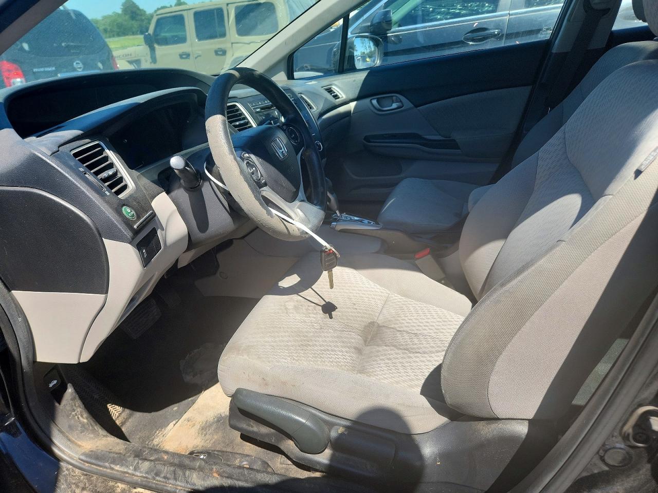 2015 Honda Civic Lx Black vin: 19XFB2F51FE105911