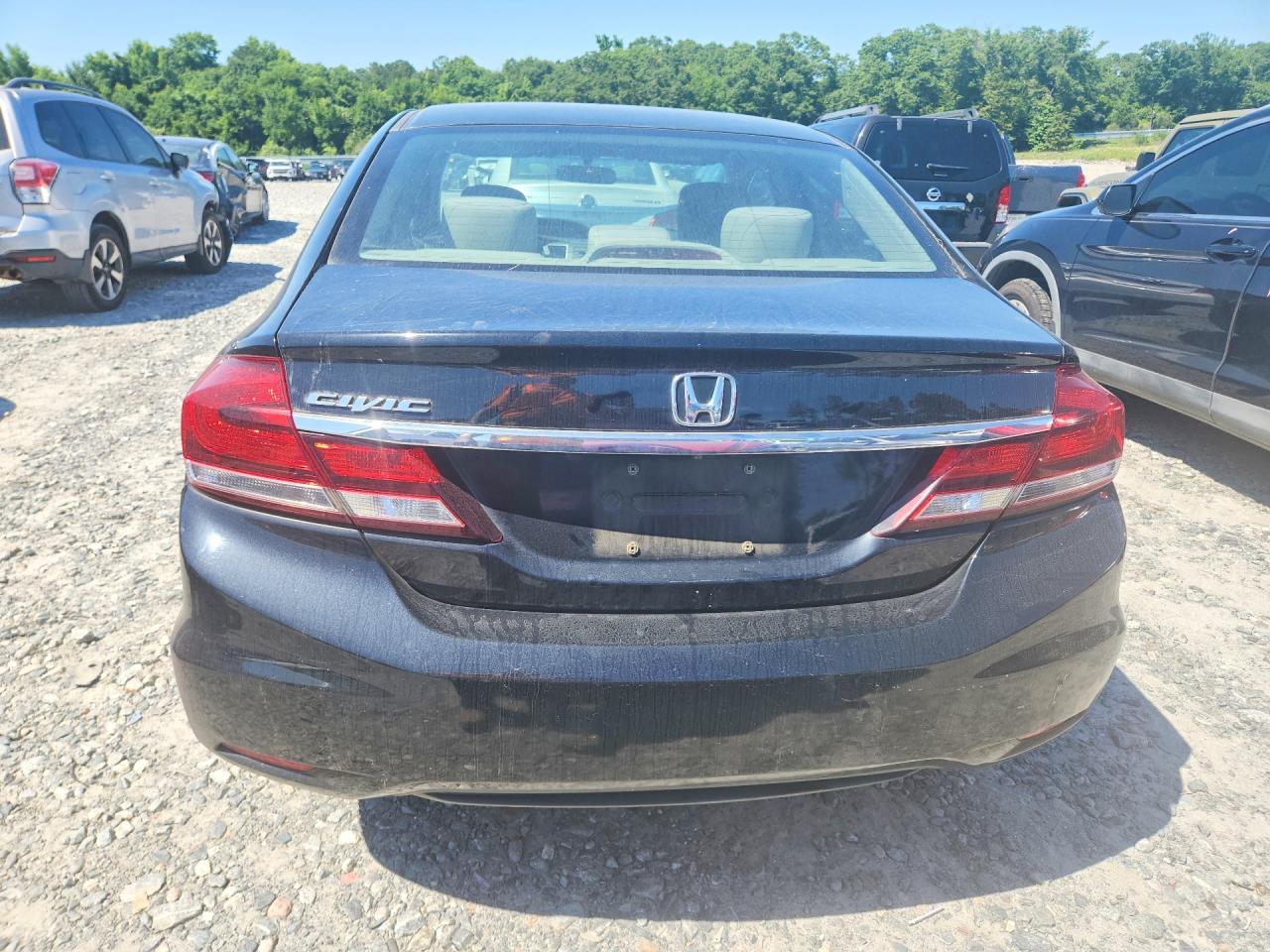 2015 Honda Civic Lx Black vin: 19XFB2F51FE105911