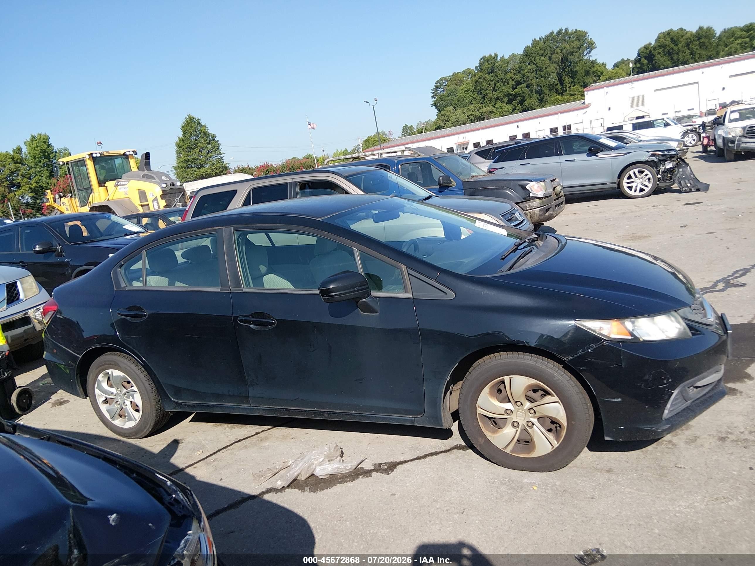 2015 Honda Civic Lx Черный vin: 19XFB2F51FE115239