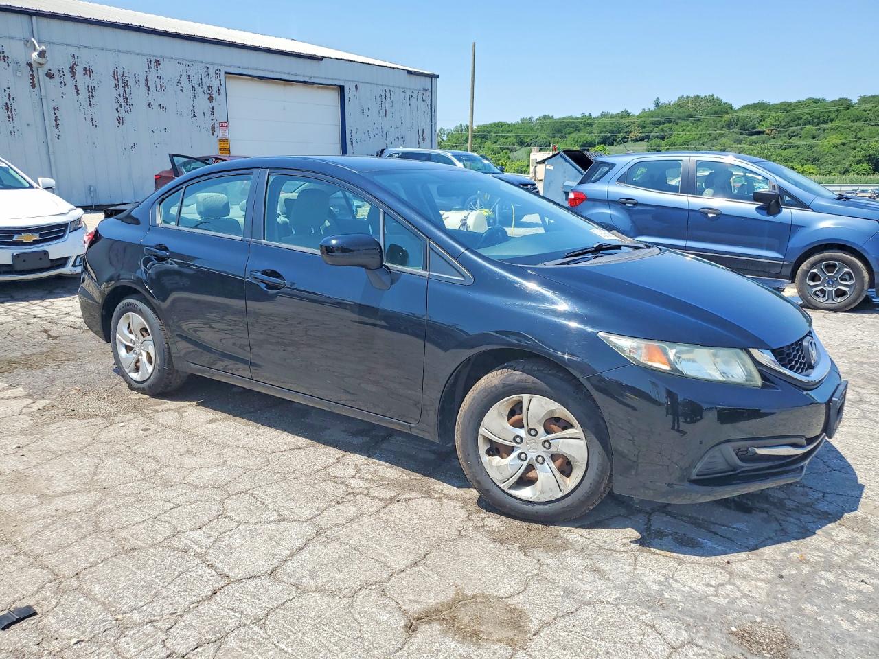 2015 Honda Civic Lx Черный vin: 19XFB2F51FE118447
