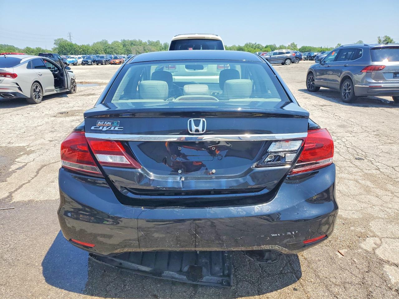 2015 Honda Civic Lx Черный vin: 19XFB2F51FE118447