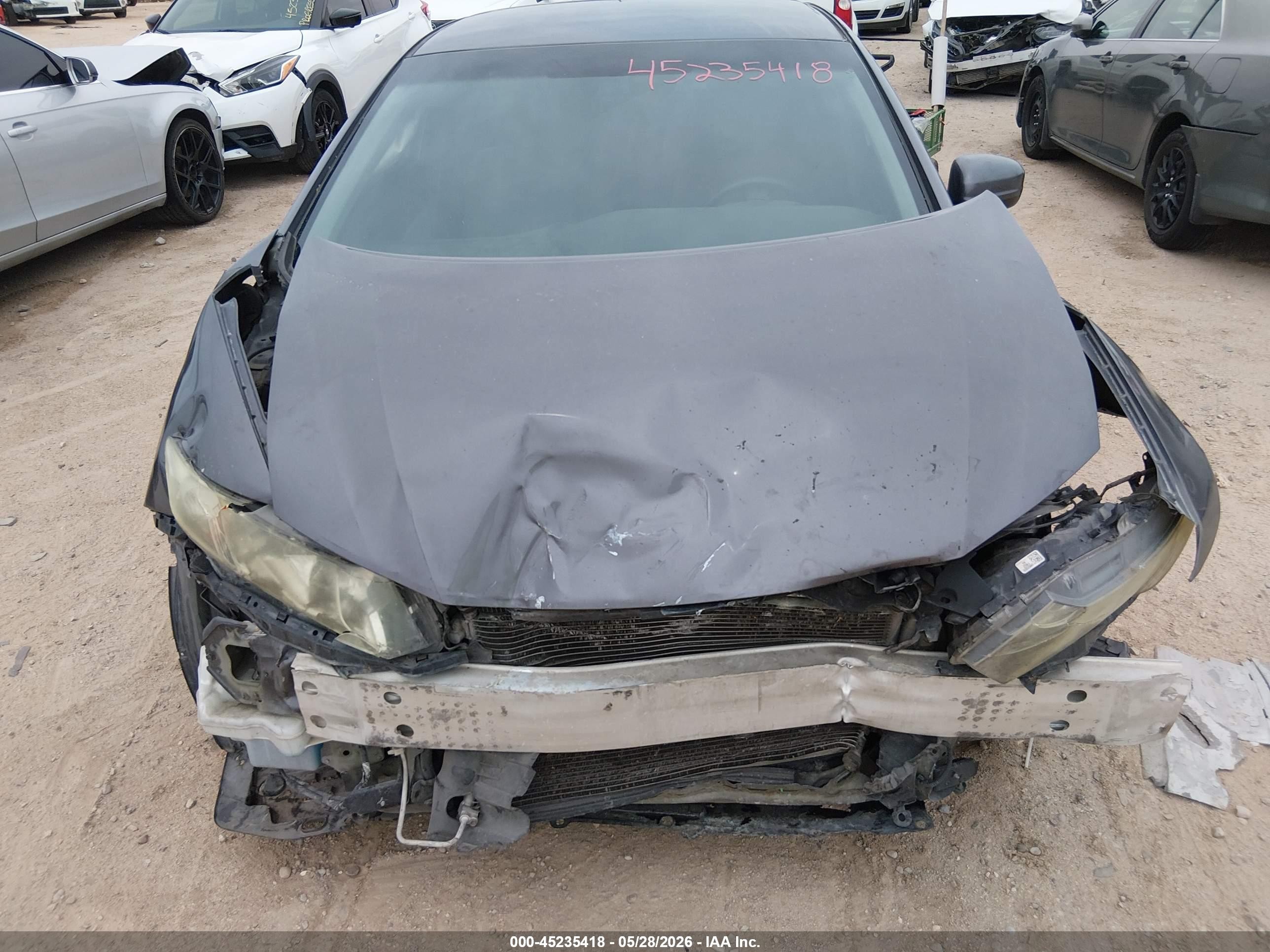 2015 Honda Civic Lx Серый vin: 19XFB2F51FE209203