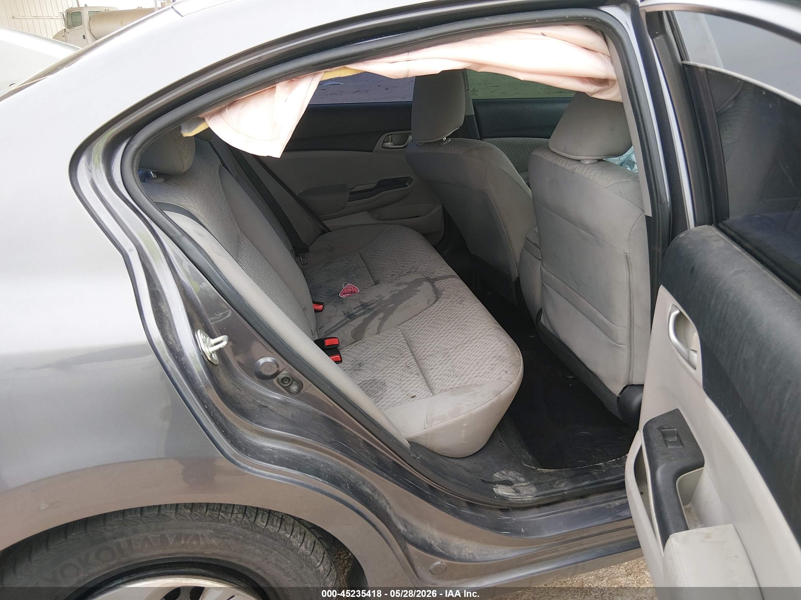 2015 Honda Civic Lx Серый vin: 19XFB2F51FE209203