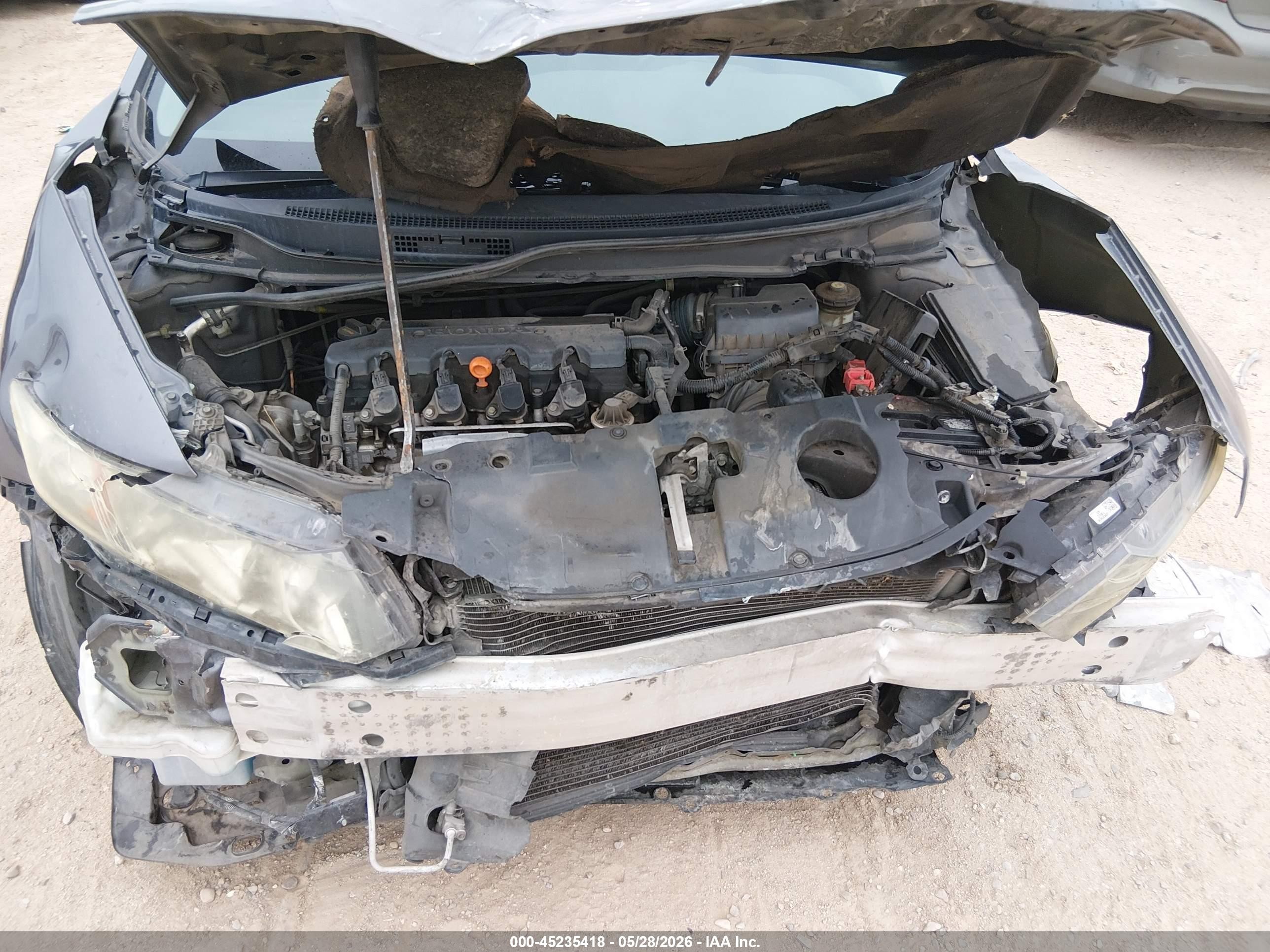 2015 Honda Civic Lx Серый vin: 19XFB2F51FE209203