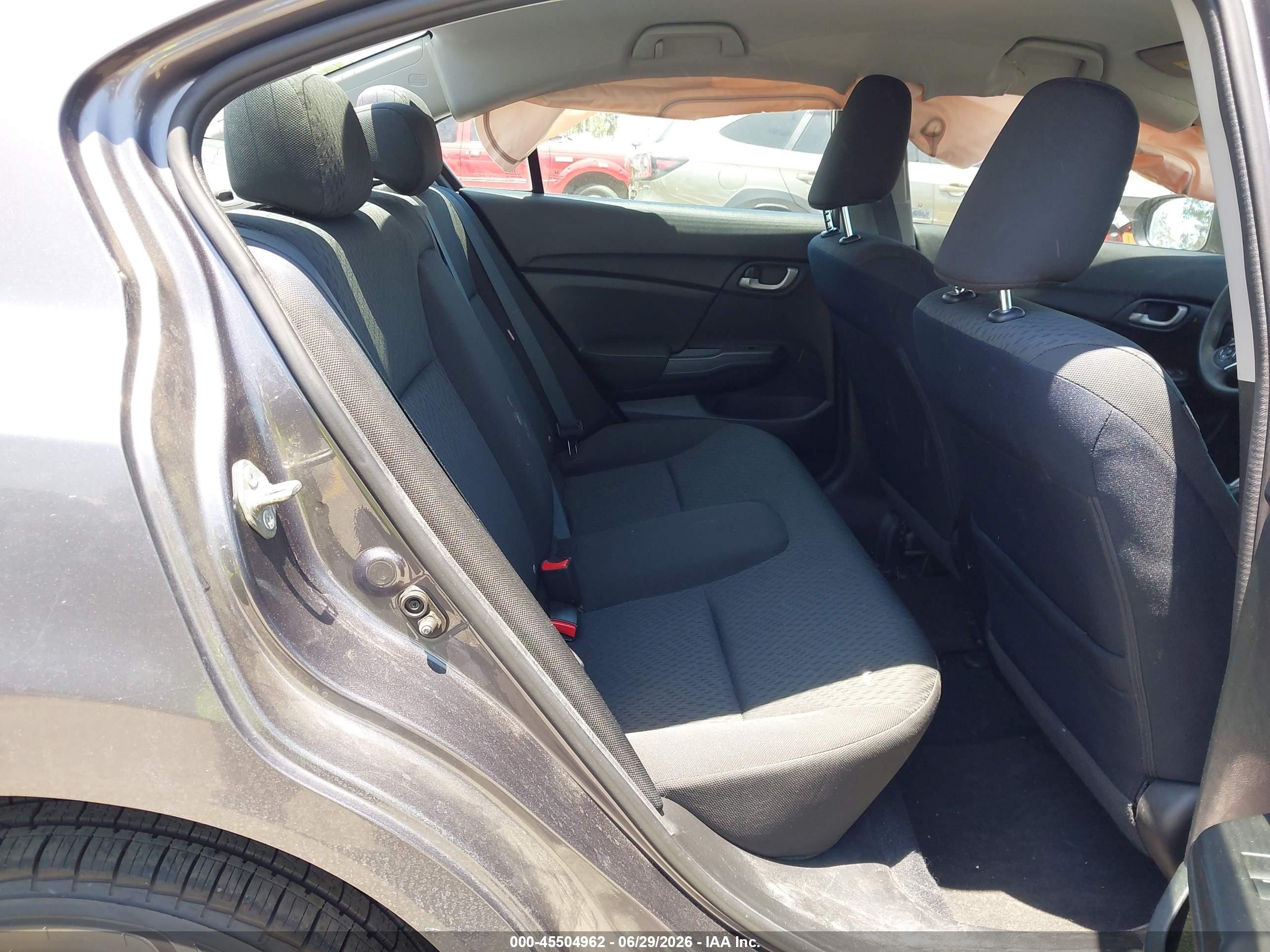 2015 Honda Civic Lx Gray vin: 19XFB2F51FE233176