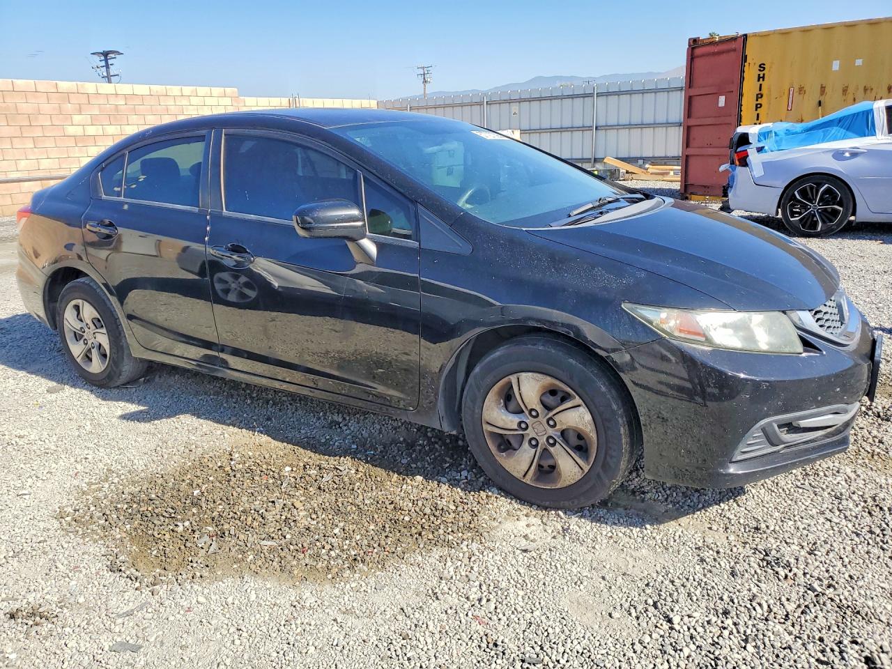 2015 Honda Civic Lx Black vin: 19XFB2F51FE234845