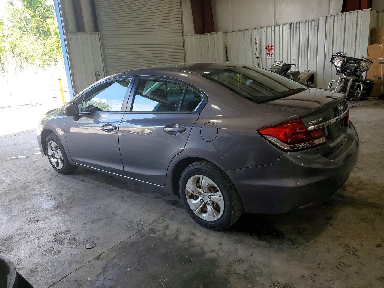 2015 Honda Civic Lx Gray vin: 19XFB2F51FE245554