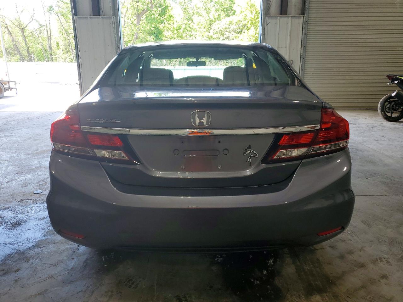 2015 Honda Civic Lx Gray vin: 19XFB2F51FE245554