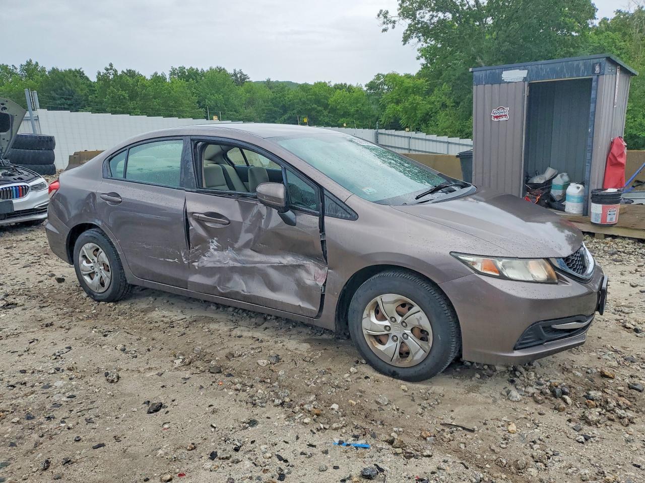 2015 Honda Civic Lx Brown vin: 19XFB2F51FE257817