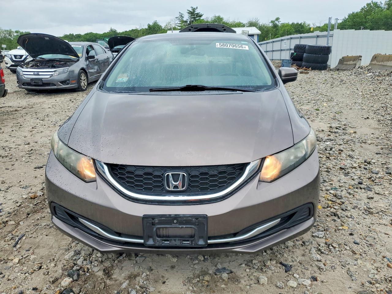 2015 Honda Civic Lx Brown vin: 19XFB2F51FE257817
