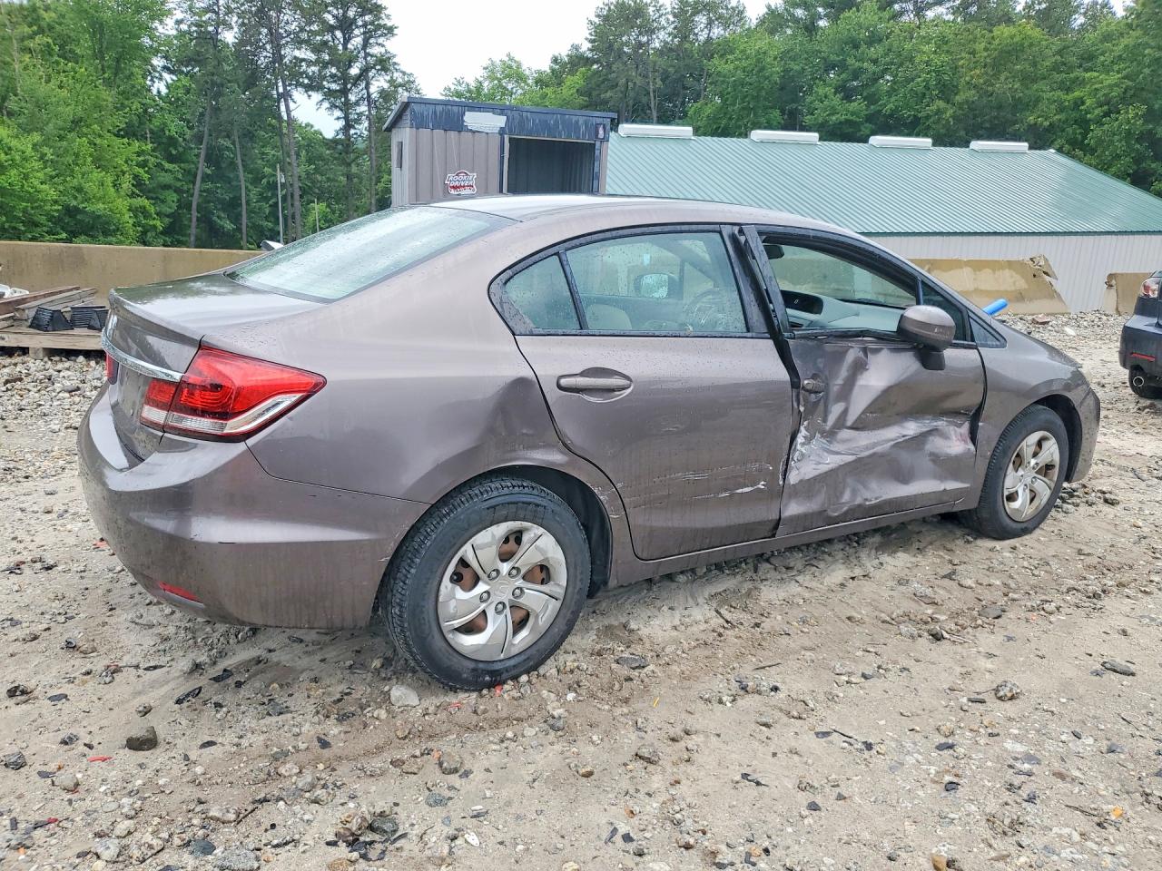 2015 Honda Civic Lx Brown vin: 19XFB2F51FE257817