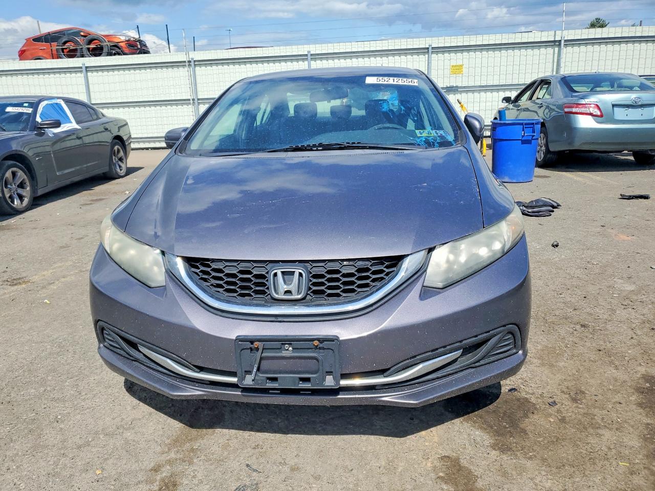 2015 Honda Civic Lx Gray vin: 19XFB2F51FE258496