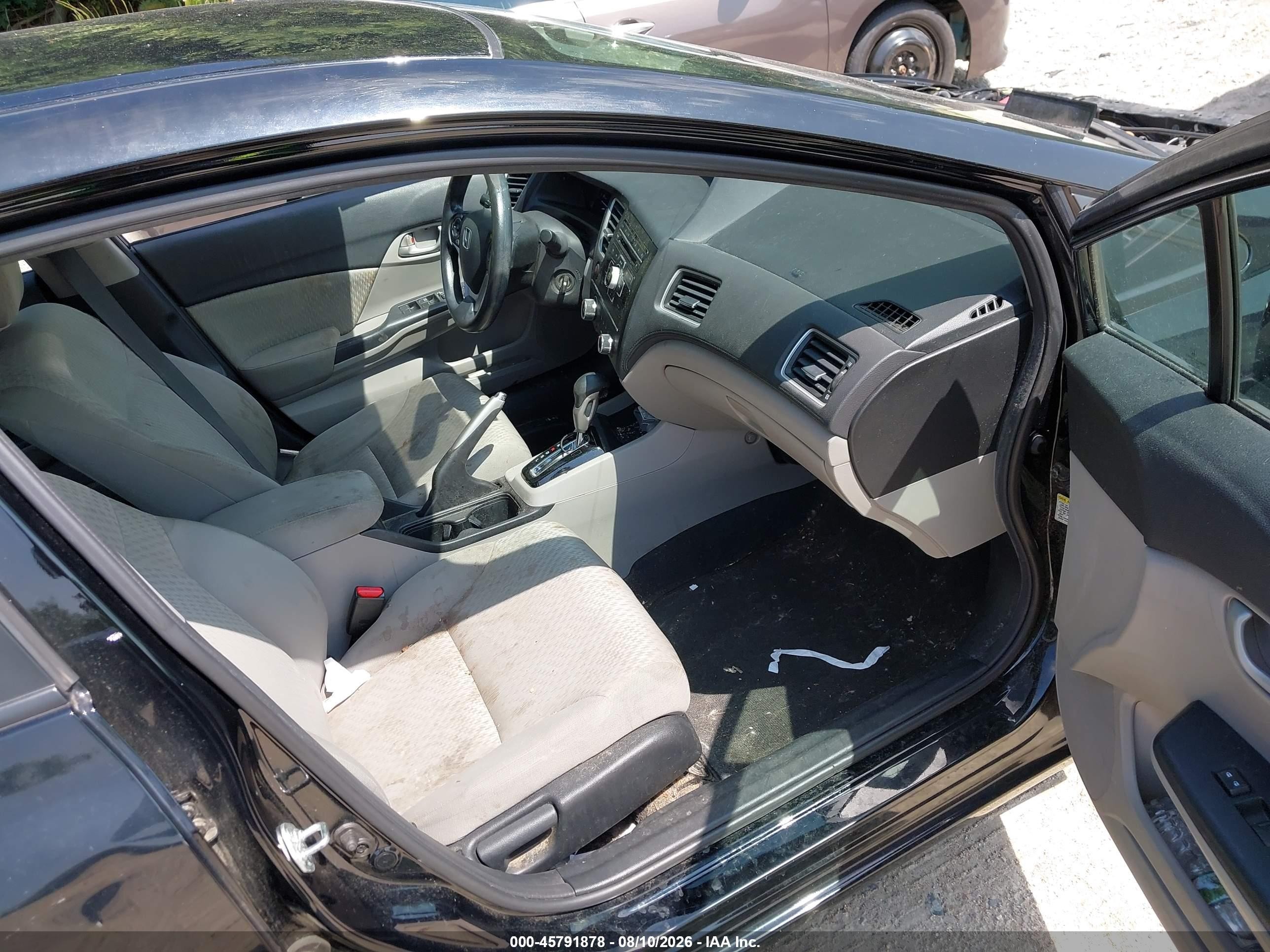 2015 Honda Civic Lx Black vin: 19XFB2F51FE266257