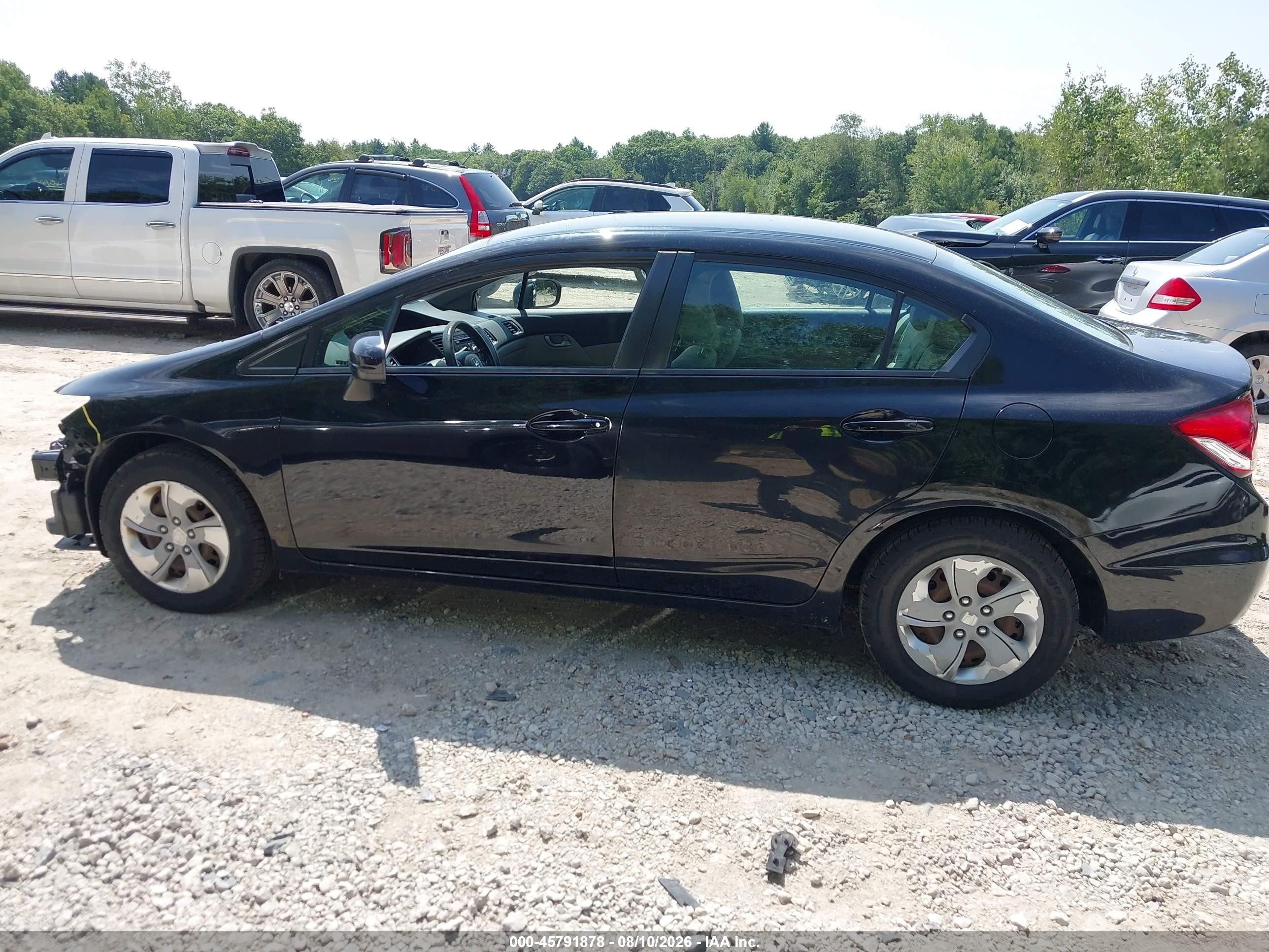 2015 Honda Civic Lx Black vin: 19XFB2F51FE266257