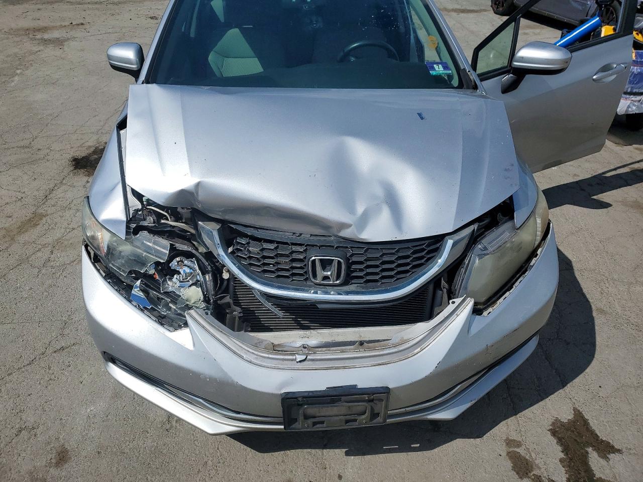 2015 Honda Civic Lx Silver vin: 19XFB2F51FE267392