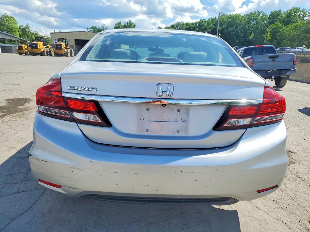 2015 Honda Civic Lx Silver vin: 19XFB2F51FE267392