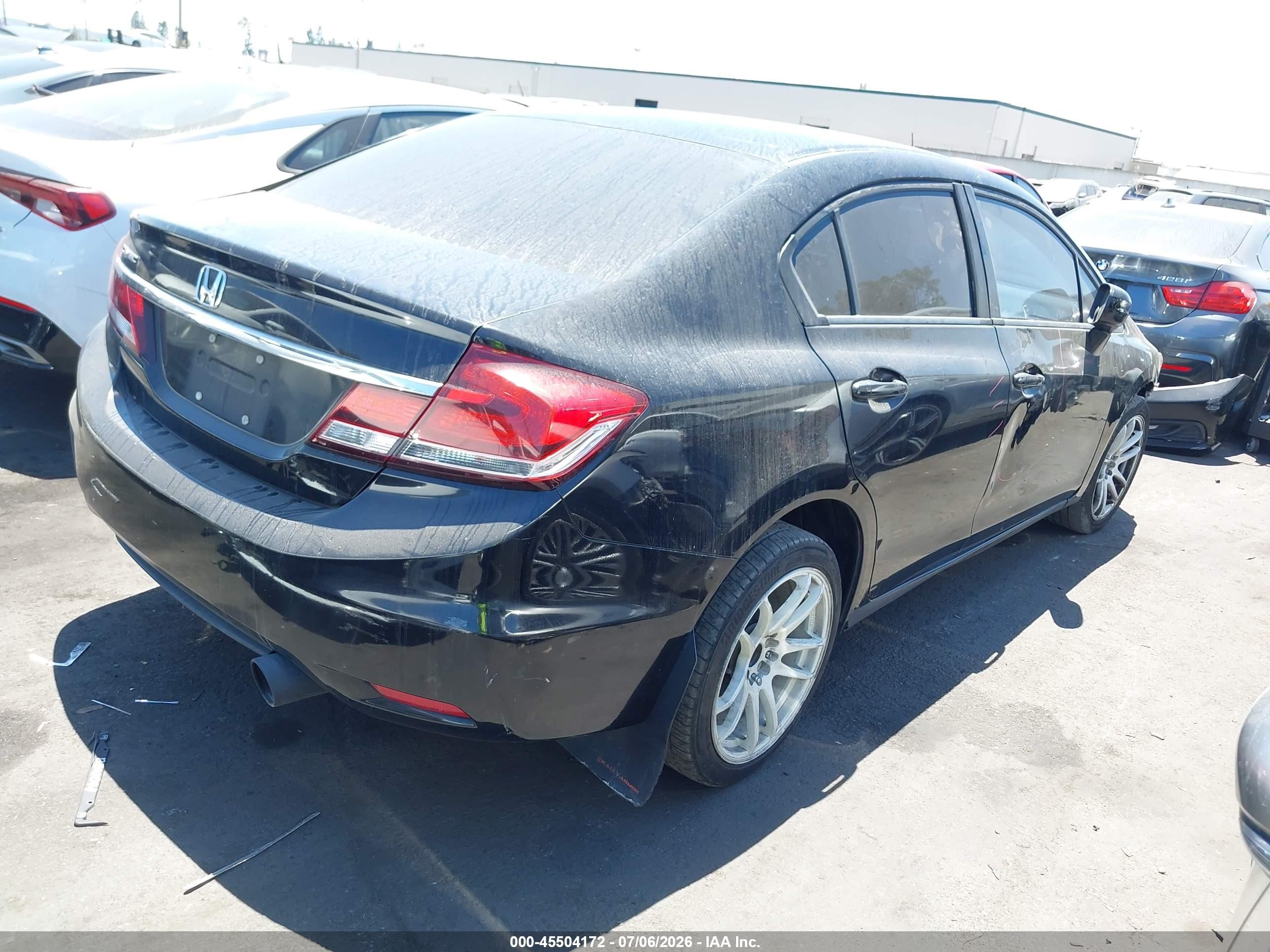 2015 Honda Civic Lx Black vin: 19XFB2F51FE269546