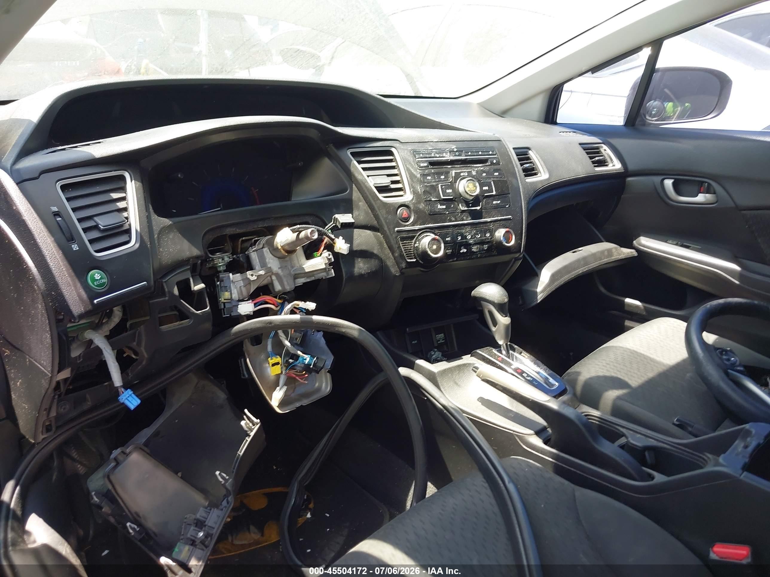 2015 Honda Civic Lx Black vin: 19XFB2F51FE269546