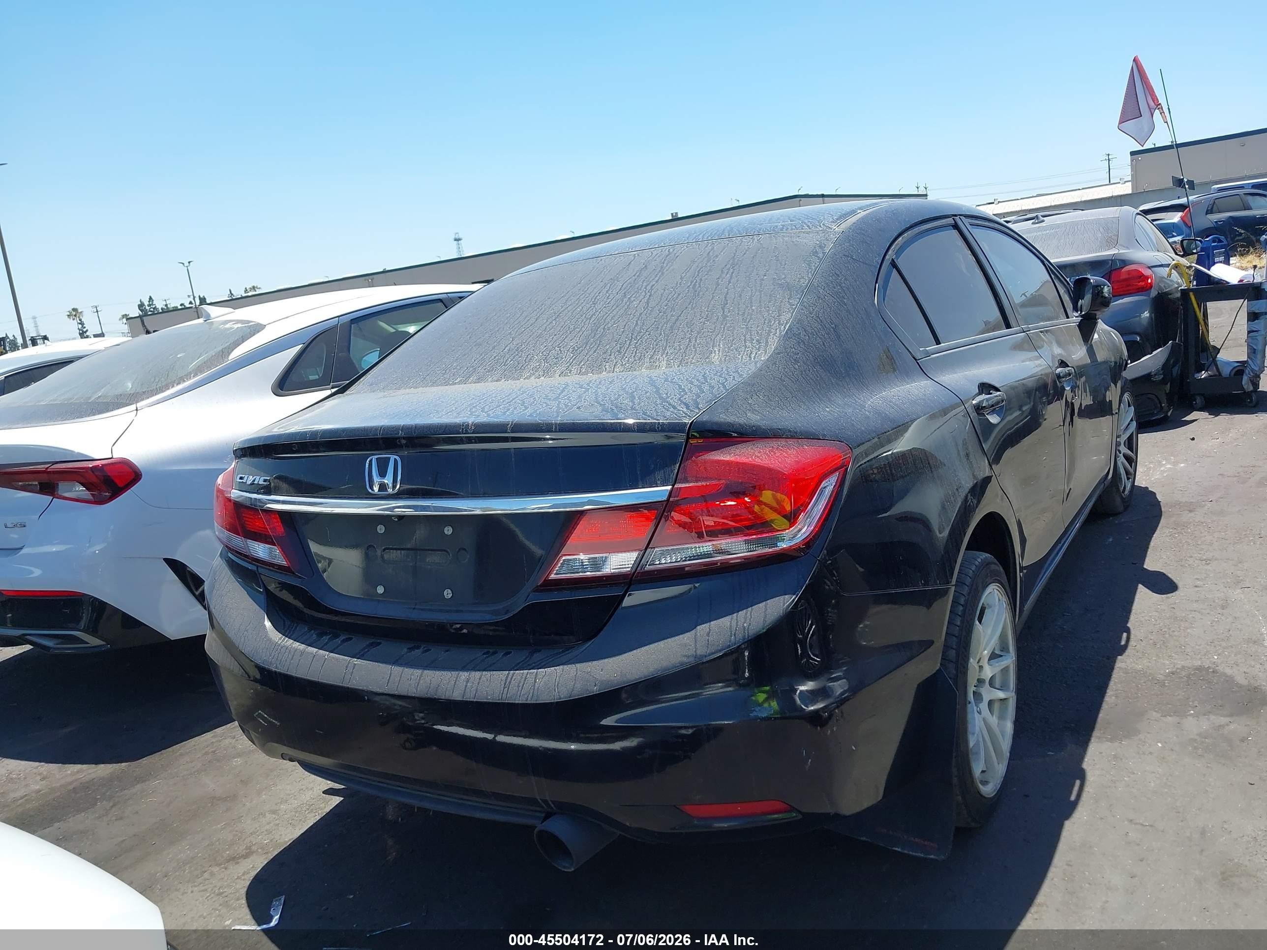 2015 Honda Civic Lx Black vin: 19XFB2F51FE269546