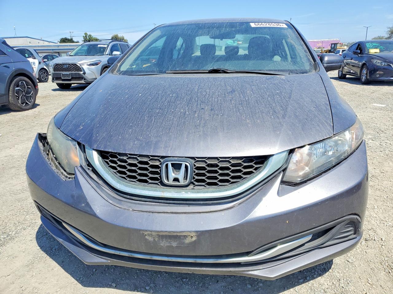 2015 Honda Civic Lx Gray vin: 19XFB2F51FE273113