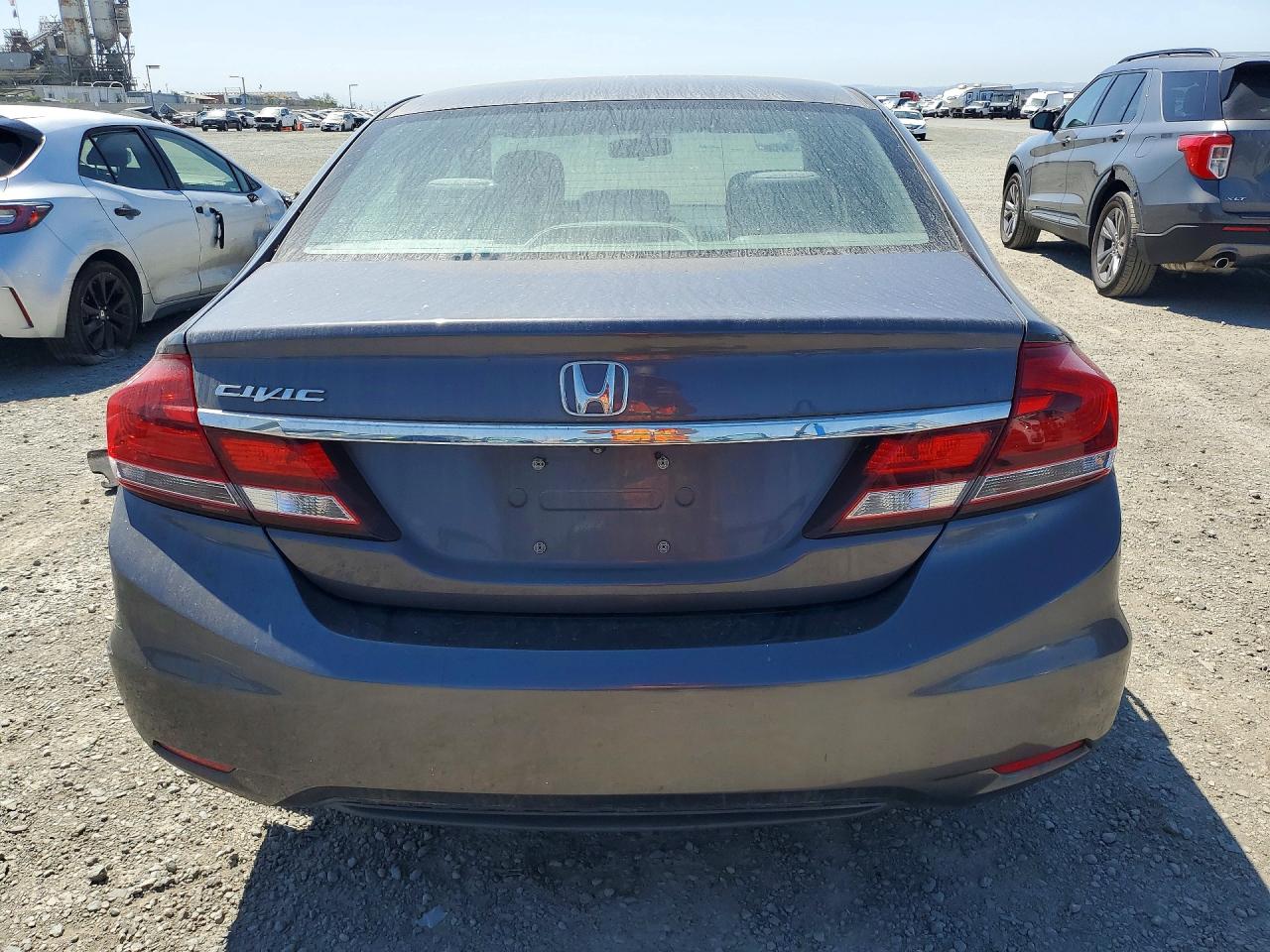 2015 Honda Civic Lx Gray vin: 19XFB2F51FE273113