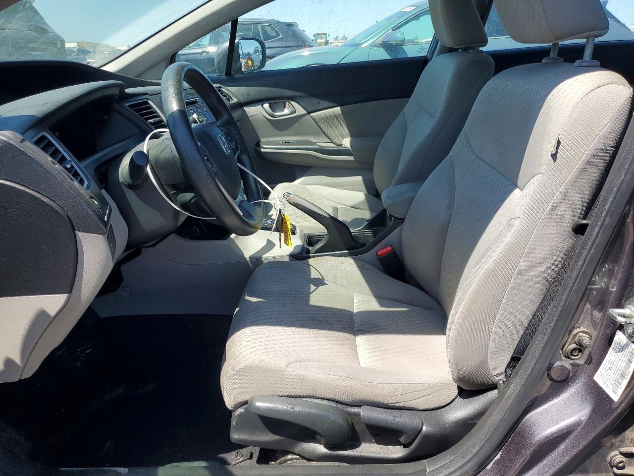 2015 Honda Civic Lx Gray vin: 19XFB2F51FE273113
