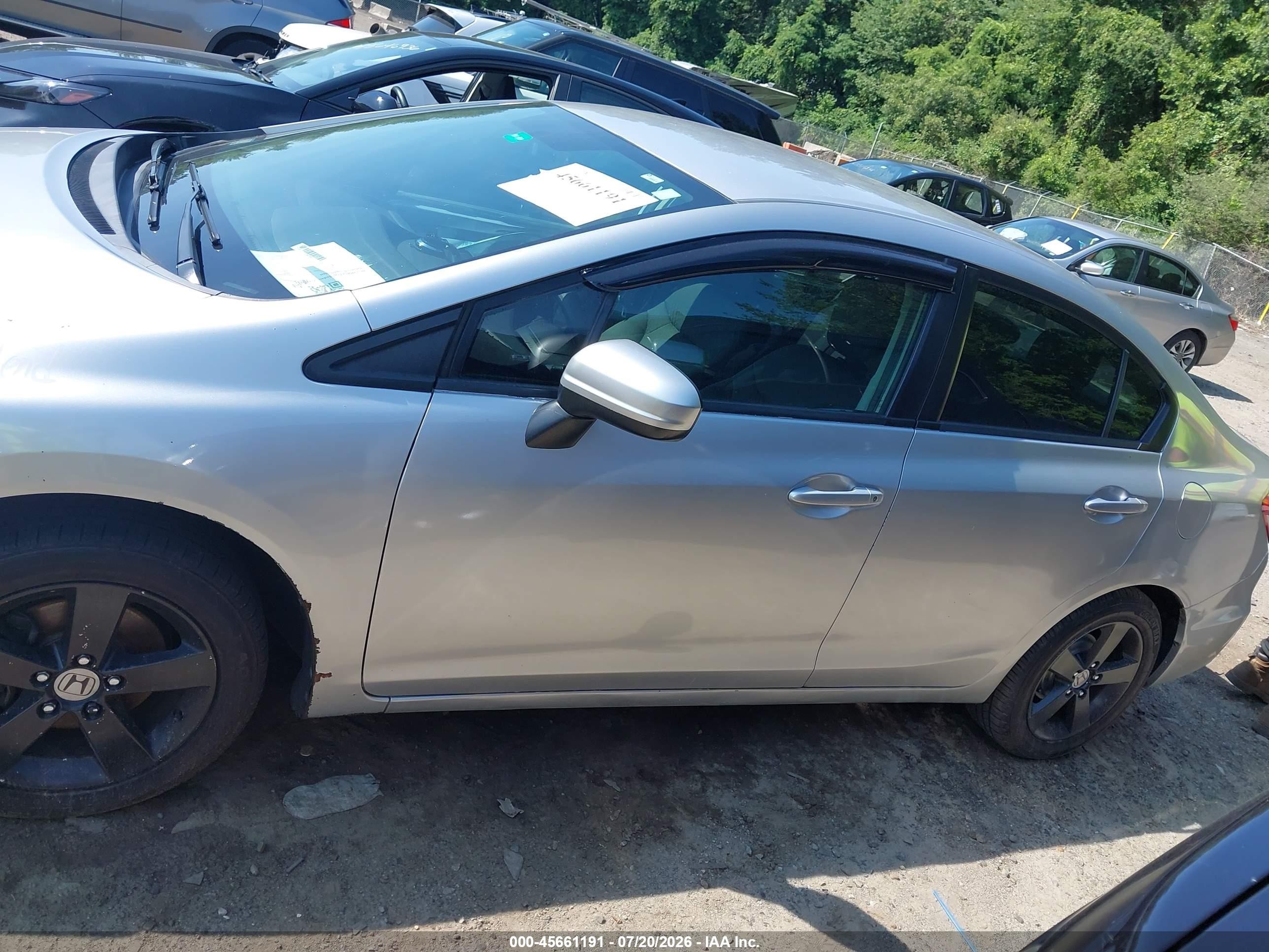 2015 Honda Civic Lx Silver vin: 19XFB2F51FE273127