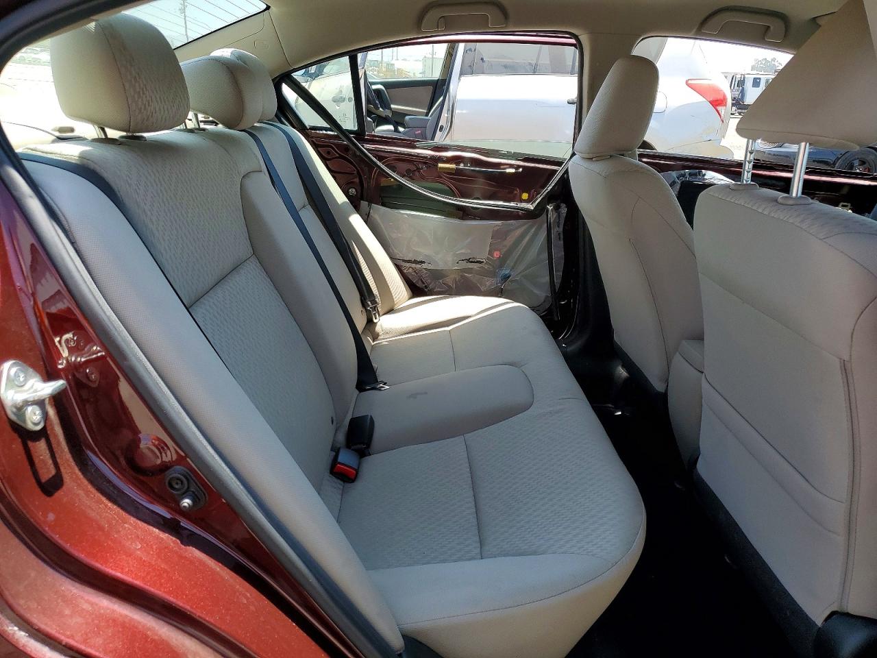 2015 Honda Civic Lx Burgundy vin: 19XFB2F51FE285570