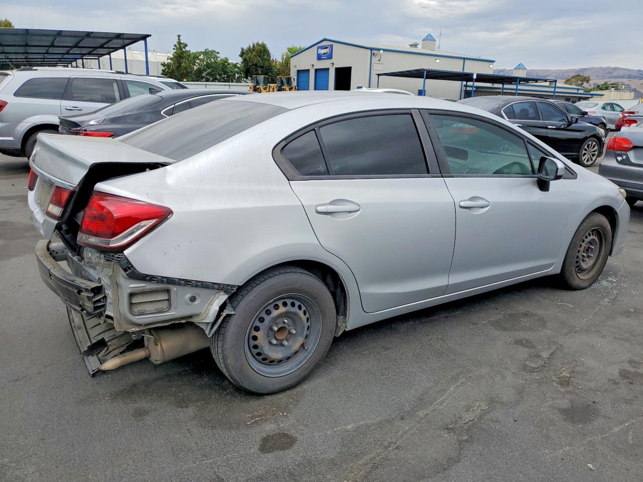 2015 Honda Civic Lx Silver vin: 19XFB2F51FE295872