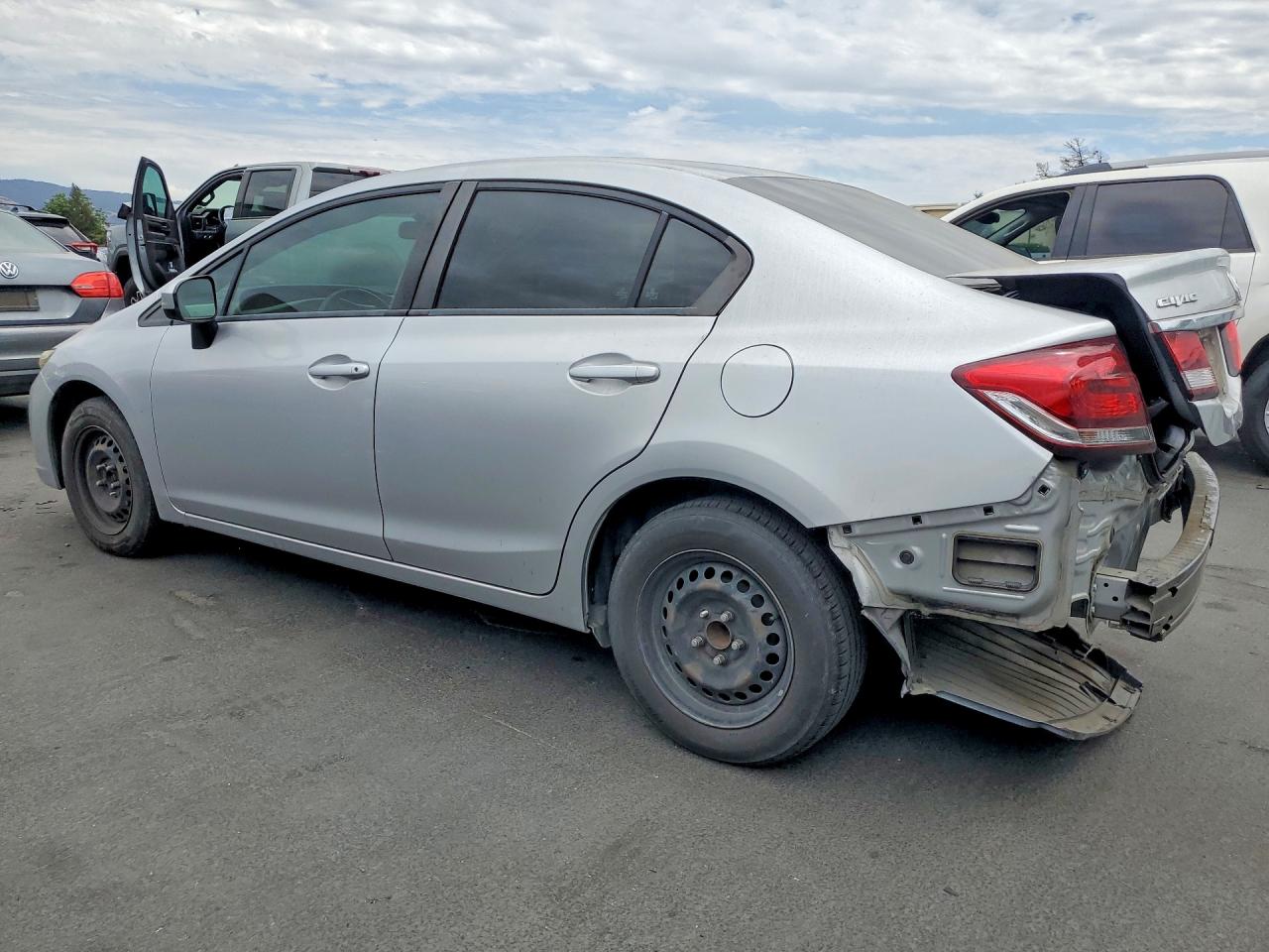 2015 Honda Civic Lx Silver vin: 19XFB2F51FE295872