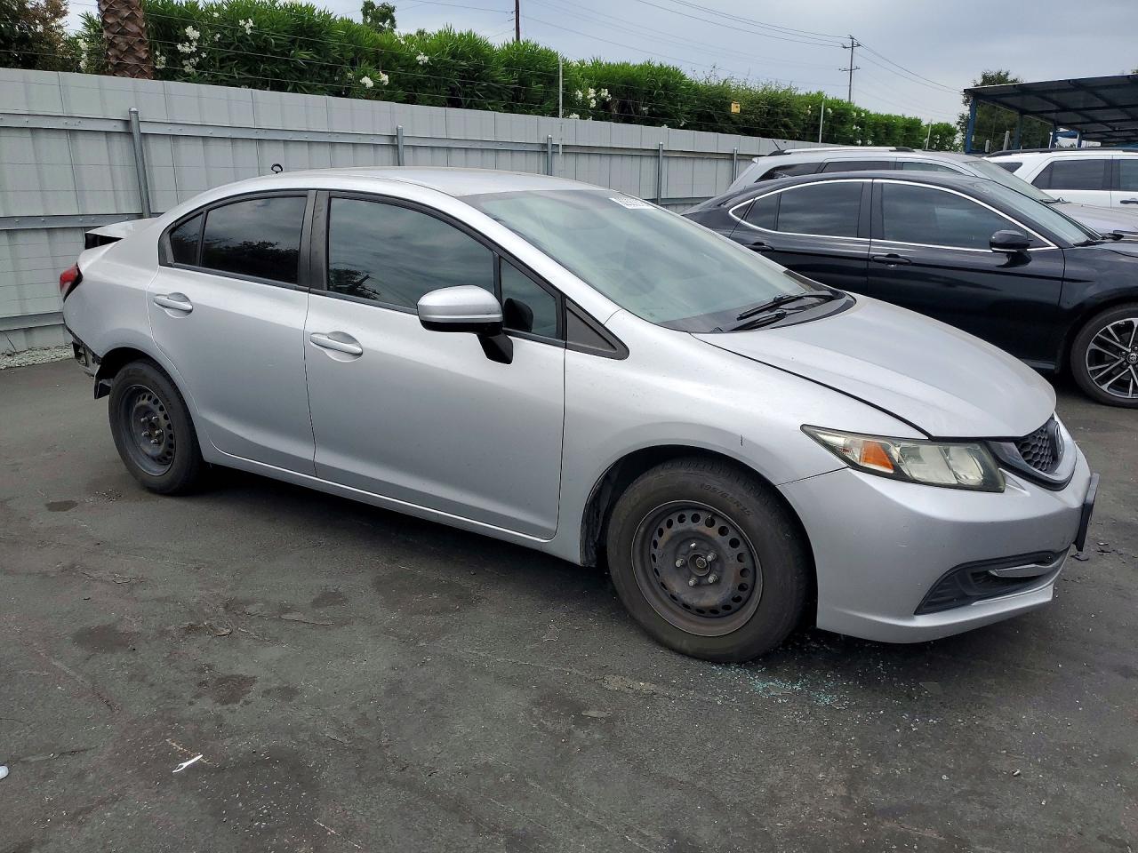2015 Honda Civic Lx Silver vin: 19XFB2F51FE295872