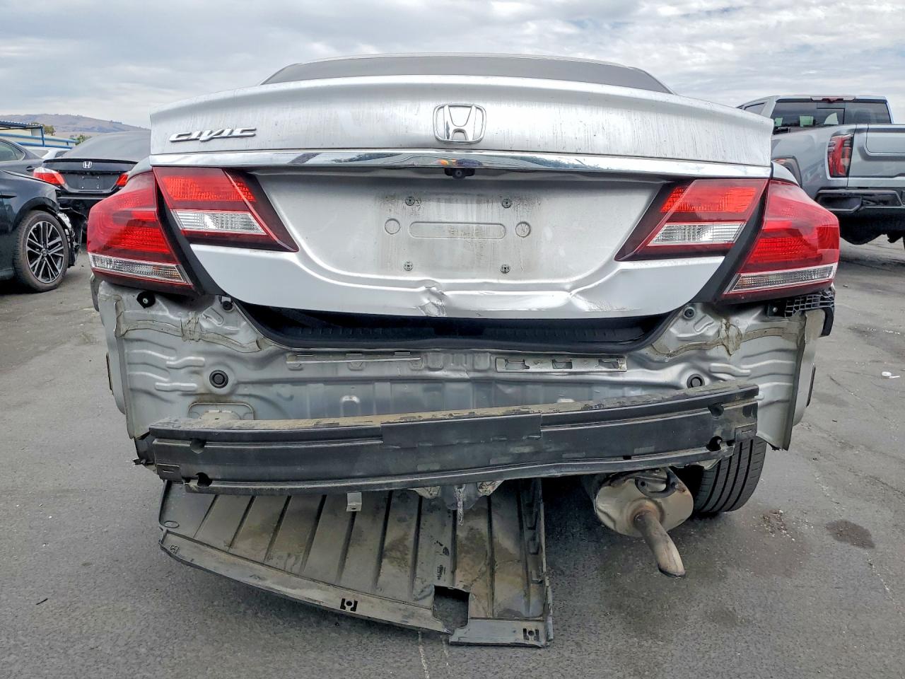 2015 Honda Civic Lx Silver vin: 19XFB2F51FE295872