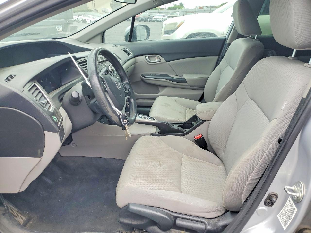 2015 Honda Civic Lx Silver vin: 19XFB2F51FE295872