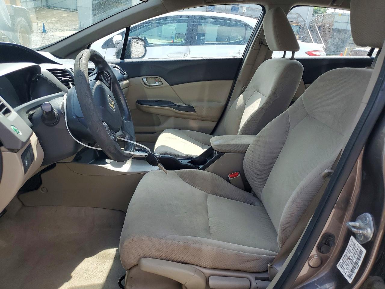 2012 Honda Civic Lx Gray vin: 19XFB2F52CE030244