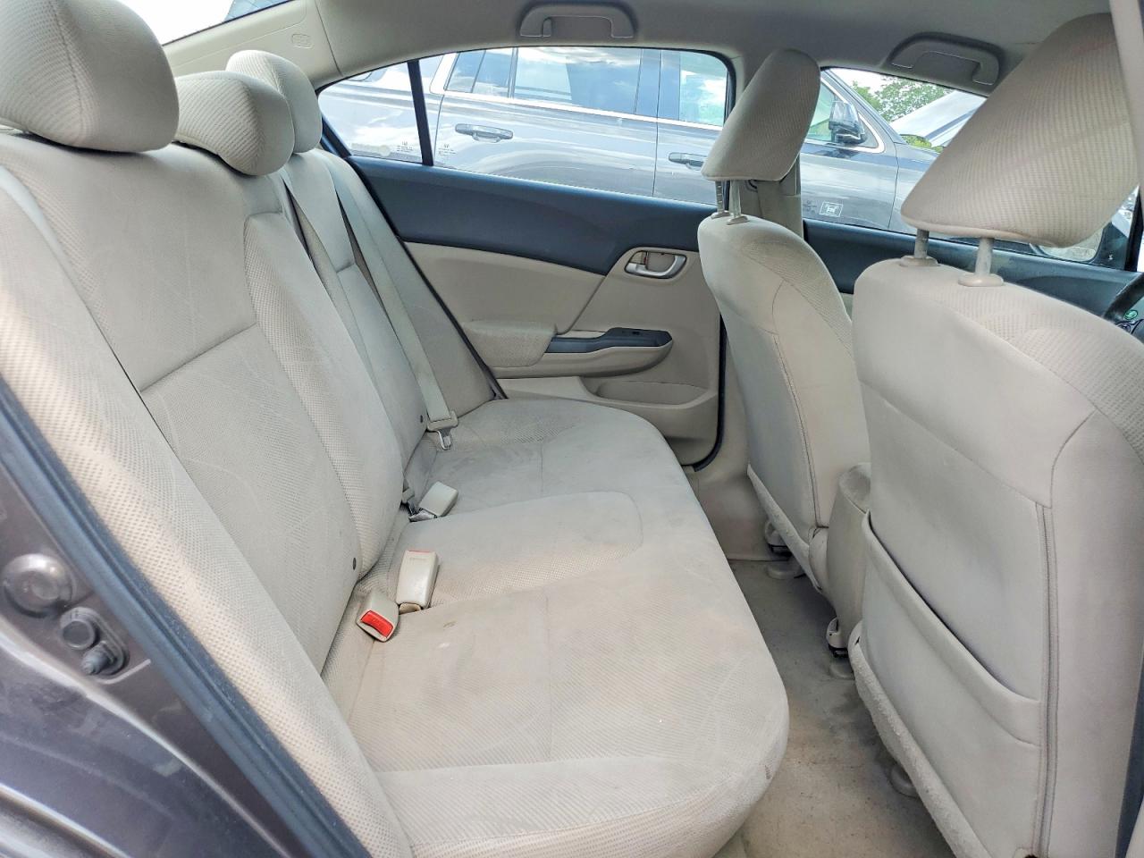 2012 Honda Civic Lx Gray vin: 19XFB2F52CE030244