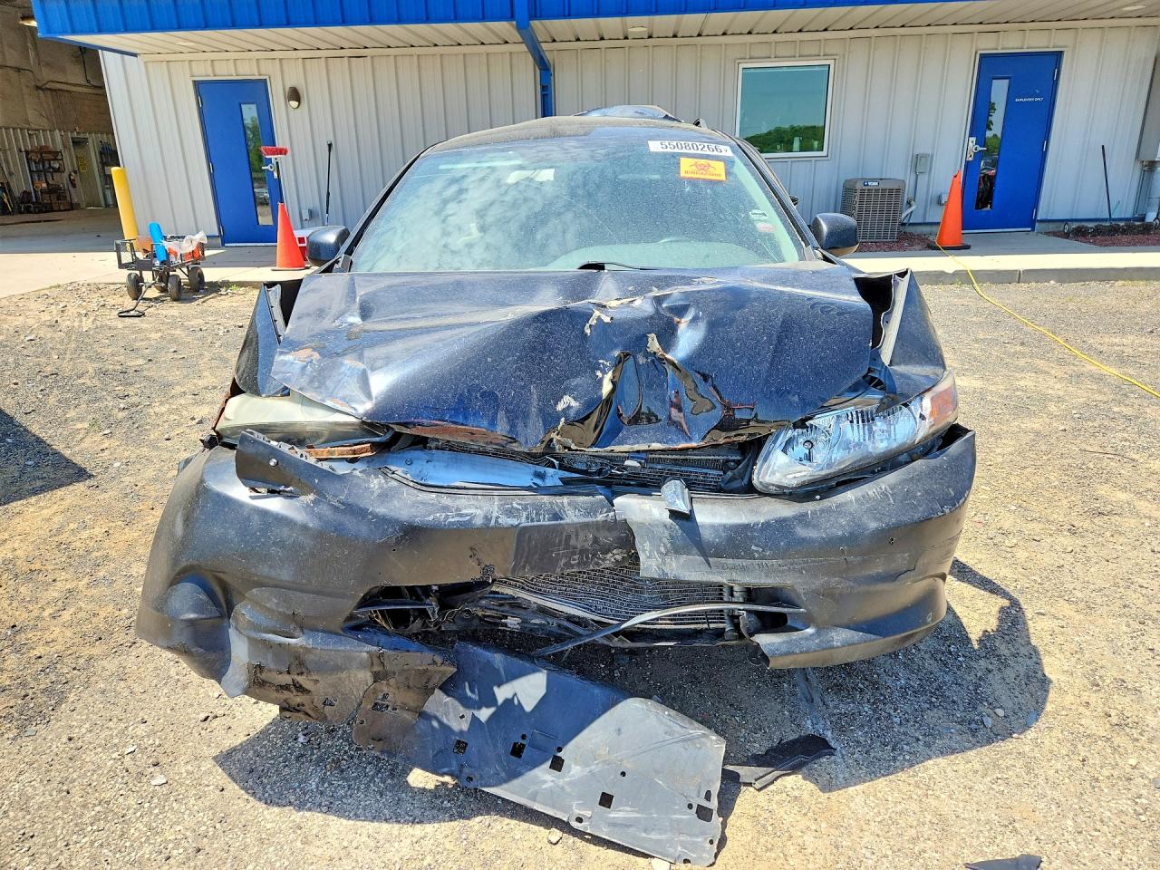 2012 Honda Civic Lx Black vin: 19XFB2F52CE031409
