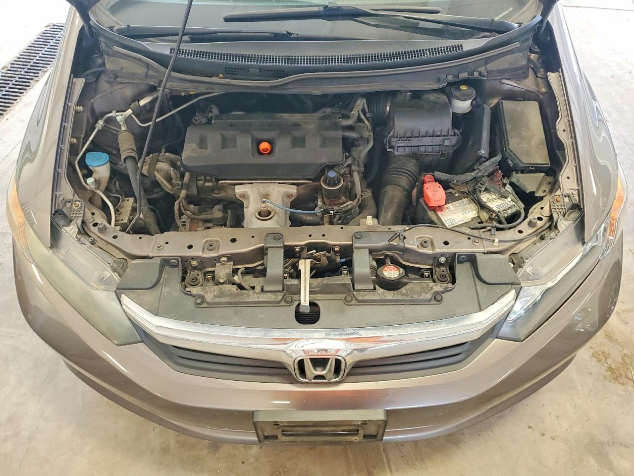 2012 Honda Civic Lx Gray vin: 19XFB2F52CE060991