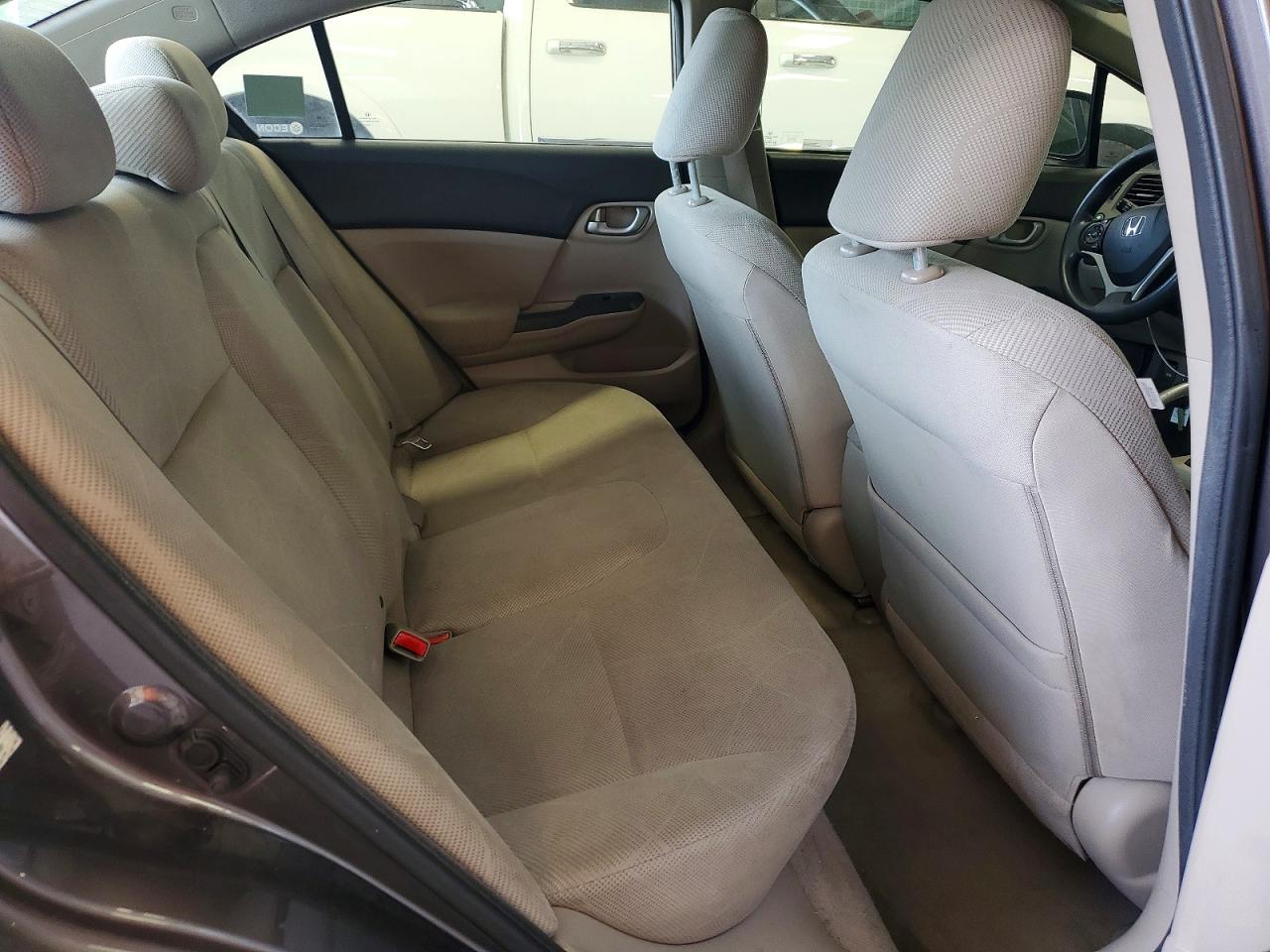 2012 Honda Civic Lx Gray vin: 19XFB2F52CE060991