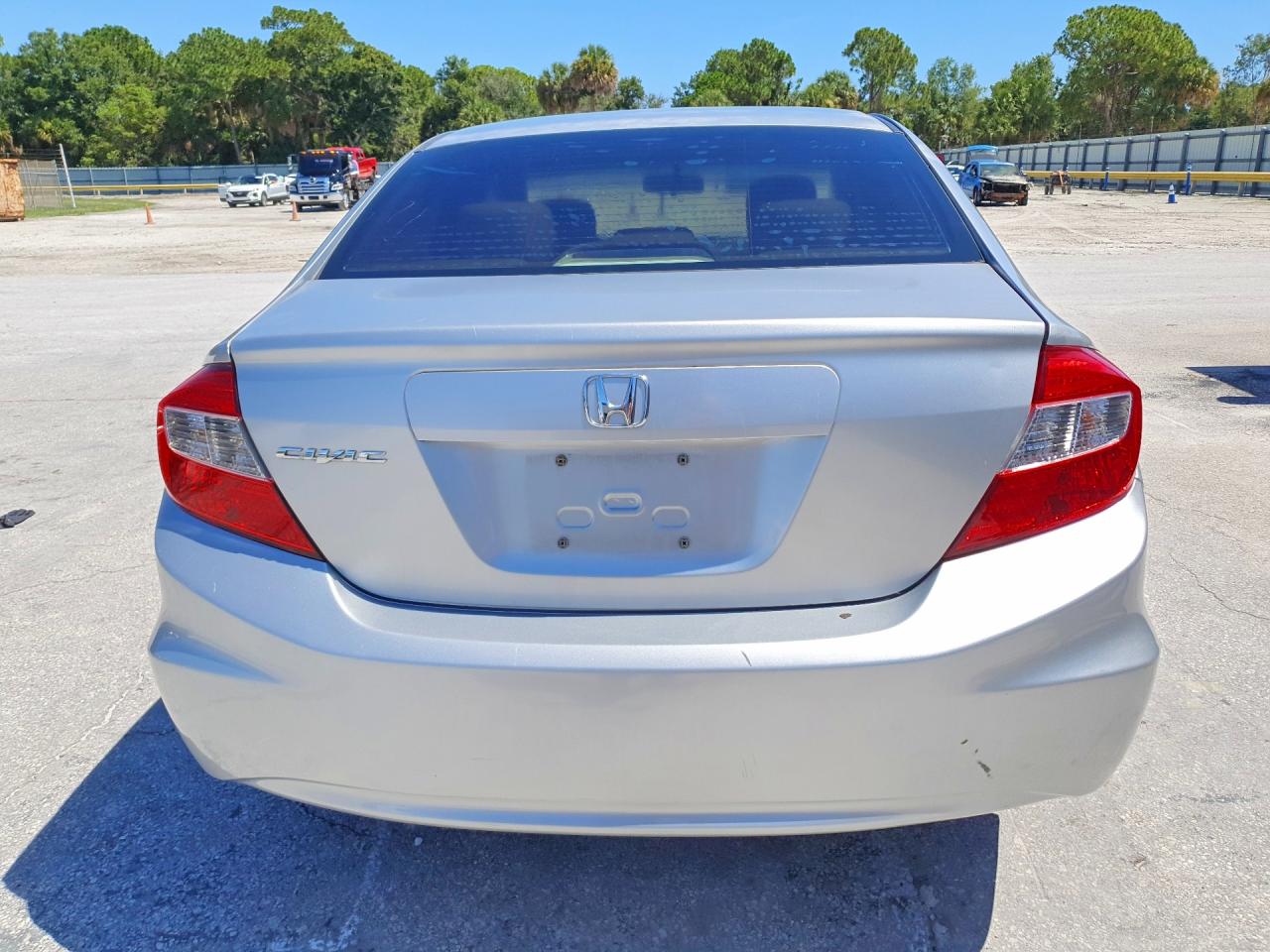 2012 Honda Civic Lx Silver vin: 19XFB2F52CE073482