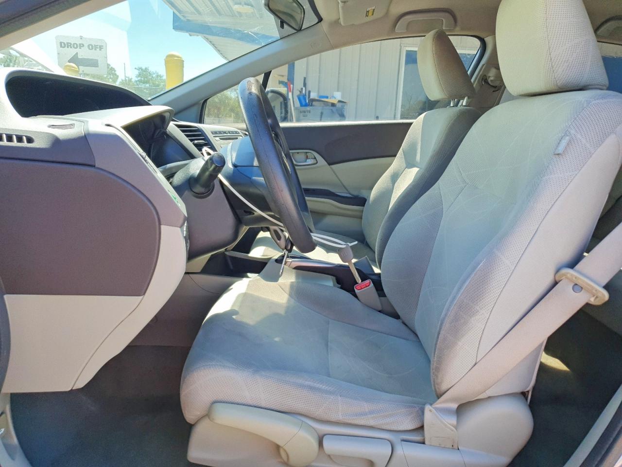 2012 Honda Civic Lx Silver vin: 19XFB2F52CE073482