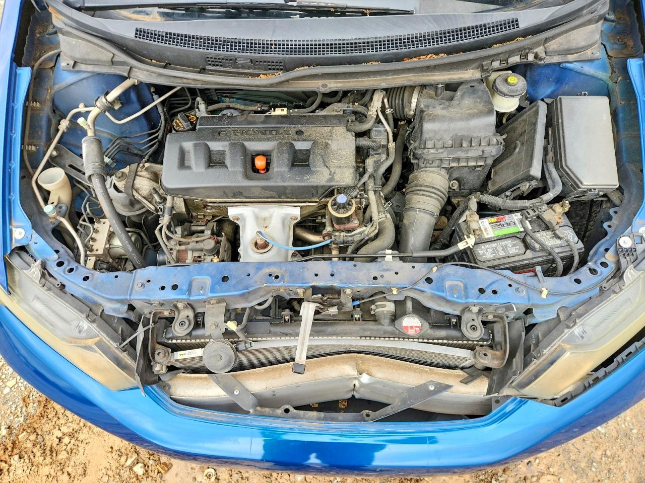 2012 Honda Civic Lx Blue vin: 19XFB2F52CE083252