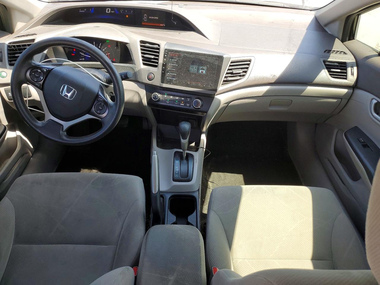 2012 Honda Civic Lx Black vin: 19XFB2F52CE094185