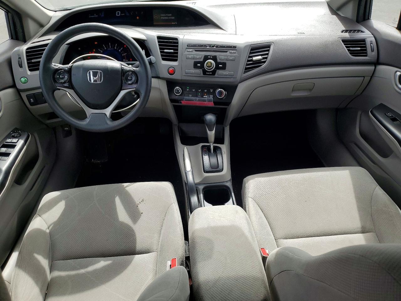 2012 Honda Civic Lx Gray vin: 19XFB2F52CE097748