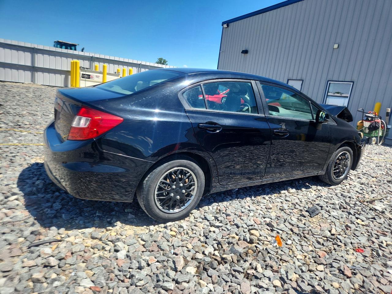 2012 Honda Civic Lx Black vin: 19XFB2F52CE101233